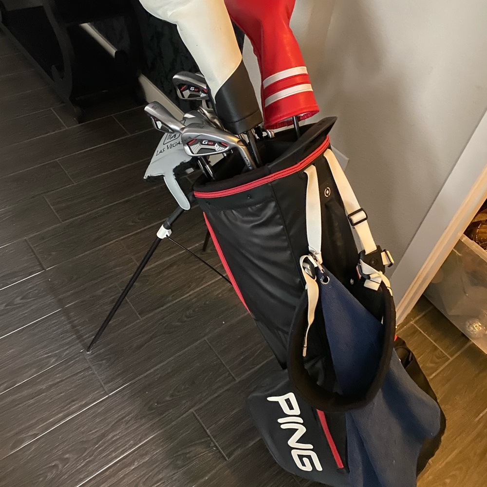 full ping bag with all pots new